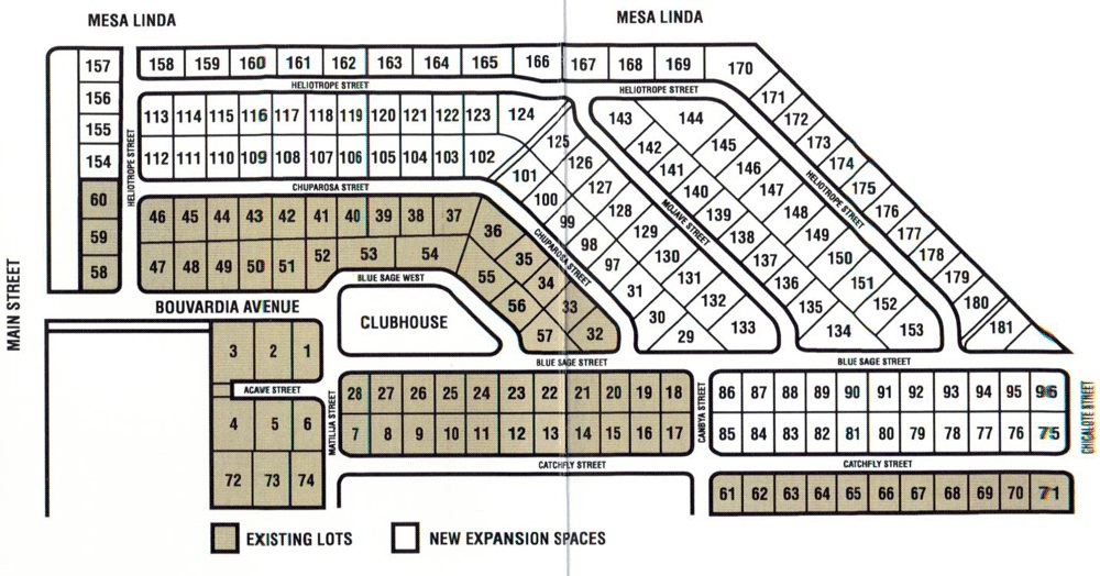 RV Resort Map